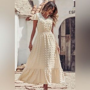 Women’s Dot Maxi Dress Size M